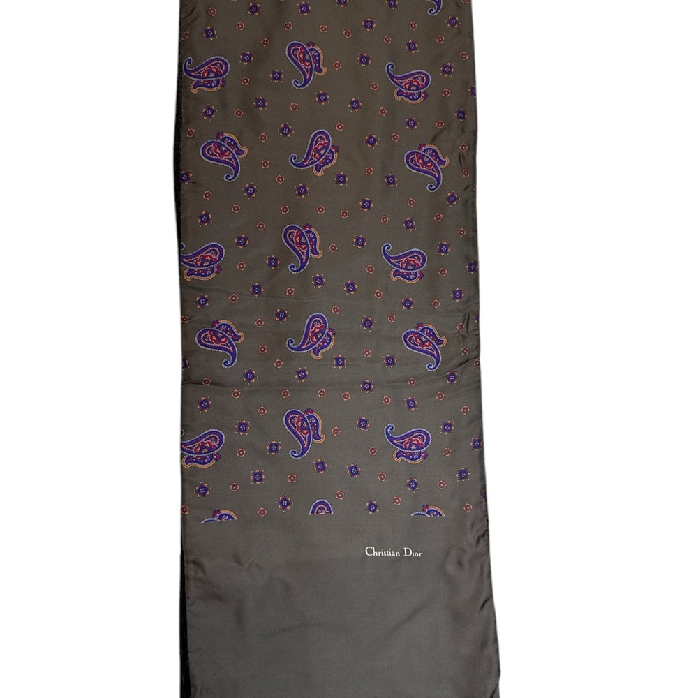 Christian Dior Paisley Scarf